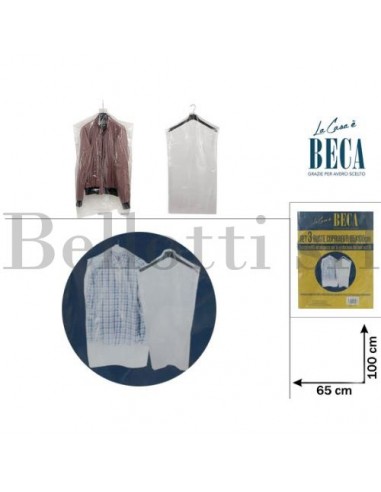 Set 3 Buste Coprigiacca 65X100Cm - Bellotti