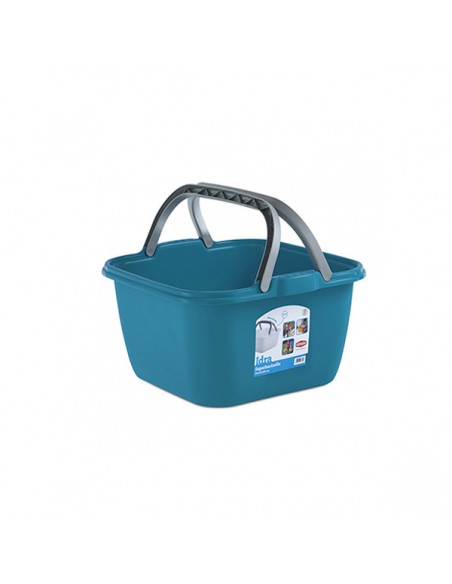 Superbacinella Idra quadra con manici - Stefanplast