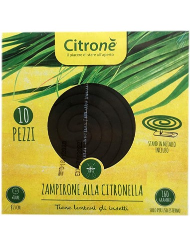 Set 10 zampironi alla citronella - General Trade