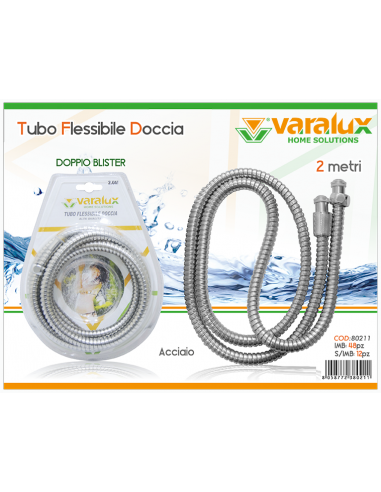 Tubo Flessibile Doccia 2 MT - Varalux