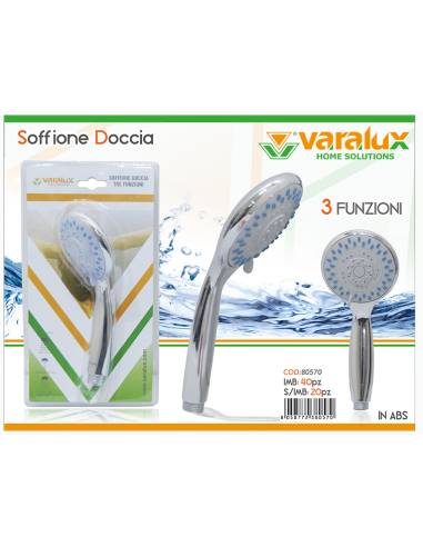 Soffione Doccia 3 Funzioni - Varalux