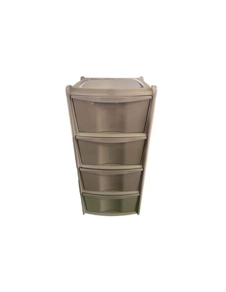 Cassettiera vulcano 4 cassetti con ruote - Duplast