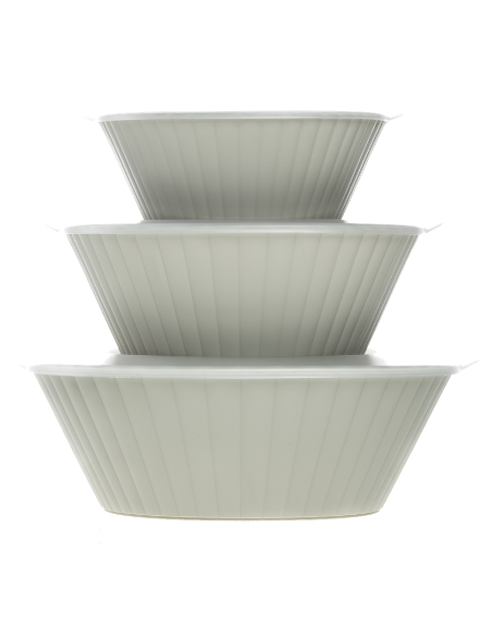 Tris insalatiera dorica c/coperchio - Ecoplast