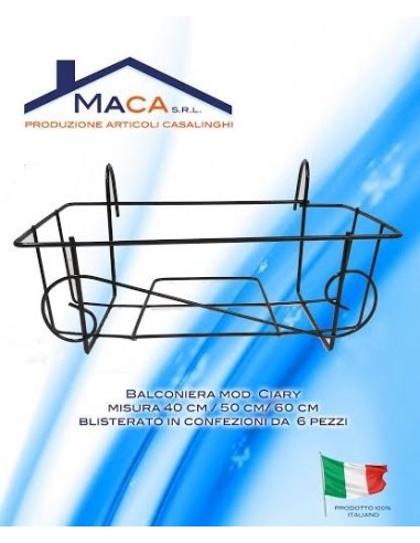Balconiera Ciary in ferro - Maca