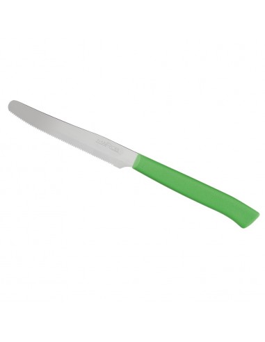 Coltello tavola dentata 6 pz verde- Marietti