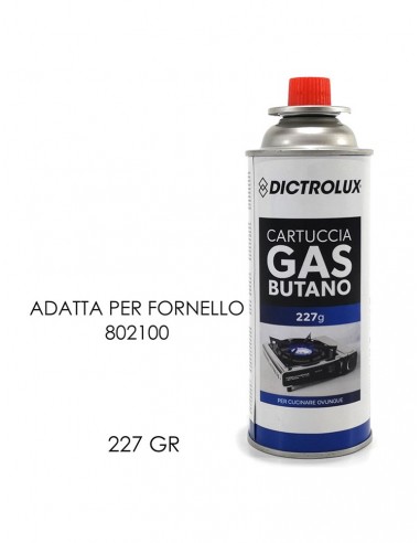 Cartuccia a valvole 227 gr gas butano...