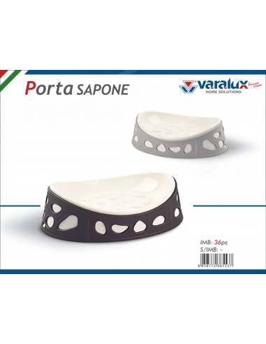 Porta sapone forato in plastica - Varalux