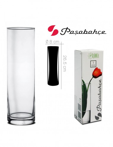 Vaso decorativo in vetro cm 26 - Pasabahce