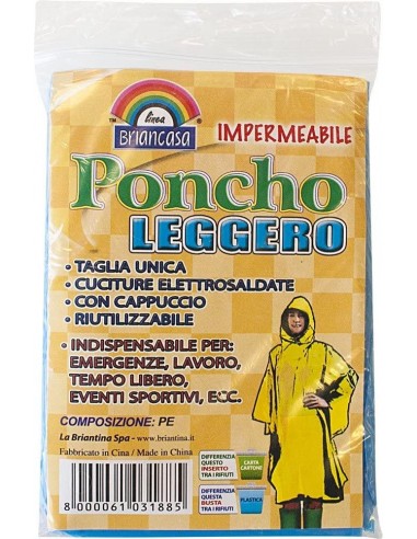 Impermeabile poncho leggero - Briantina