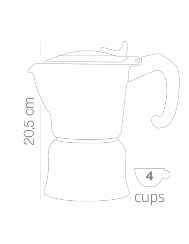 Caffettiera per orzo 'Orzi' tz 4 -...