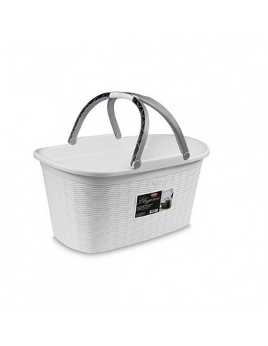 Cesta portabiancheria con manici...