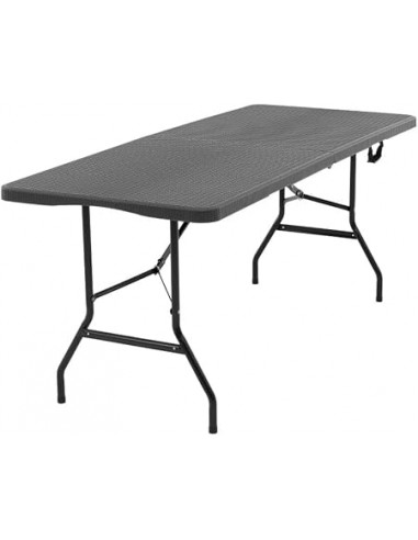 Tavolo pieghevole in Rattan 180x75x74...