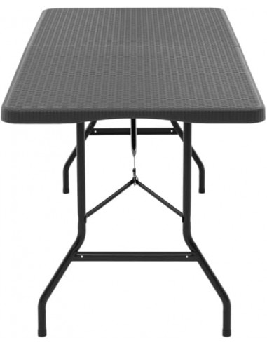Tavolo pieghevole in Rattan 180x75x74...