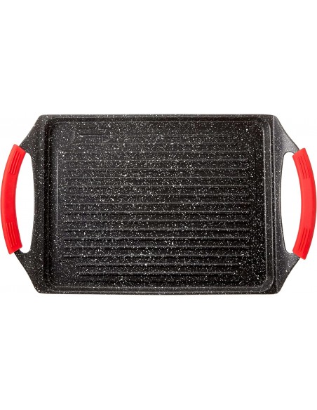 Griglia vulcano rettangolare 26x35 cm - Euronovità