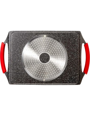 Griglia vulcano rettangolare 26x35 cm...