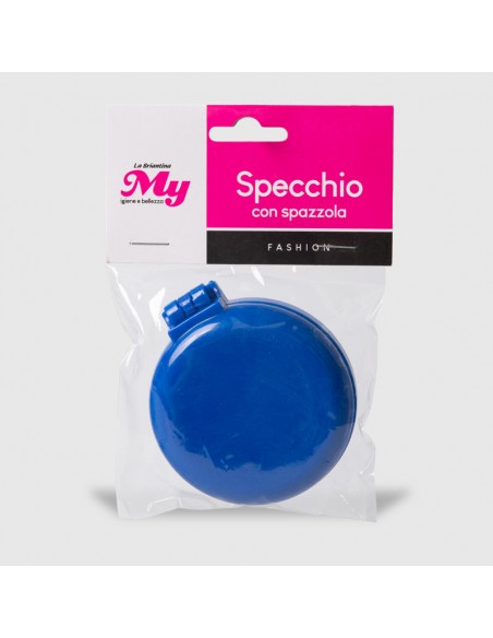 Specchio e spazzola tondo - Briantina